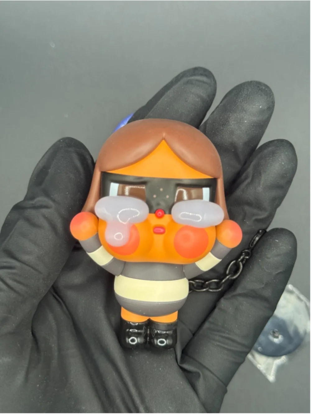 Pop Mart Crybaby Crying Again The Robber Figure Plush Pendant Keychain Authentic